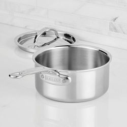 Hestan ProBond Luxe Professional Clad Stainless-Steel Saucepan