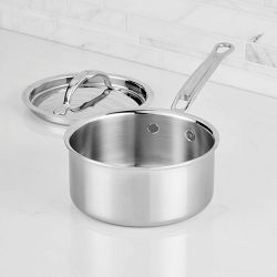 Hestan ProBond Luxe Professional Clad Stainless-Steel Saucepan
