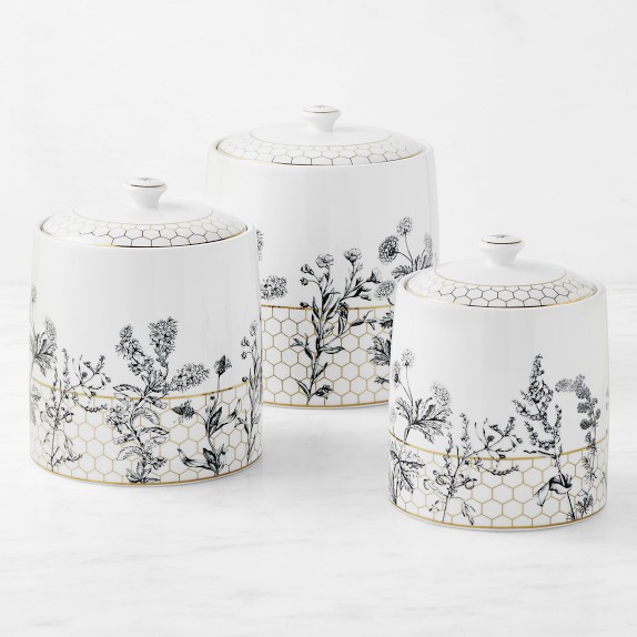 Honeycomb Kitchen Canister | Williams Sonoma