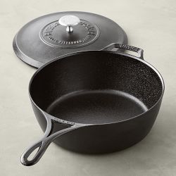 Blacklock Triple Seasoned Cast Iron Deep Saute Pan - Thumbnail 3