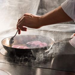 Hestan ProBond Luxe Professional Clad Stainless-Steel Skillet, Set of 3