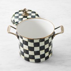 MacKenzie-Childs Stockpot, Courtly Check, 7-Qt.