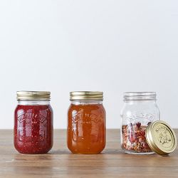 Kilner Round Canning Jar, 17 oz, Set of 6