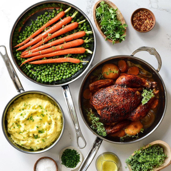 Hestan NanoBond™ Stainless-Steel 5-Piece Cookware Set | Williams