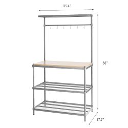MeshWorks Utility Wood Top Unit