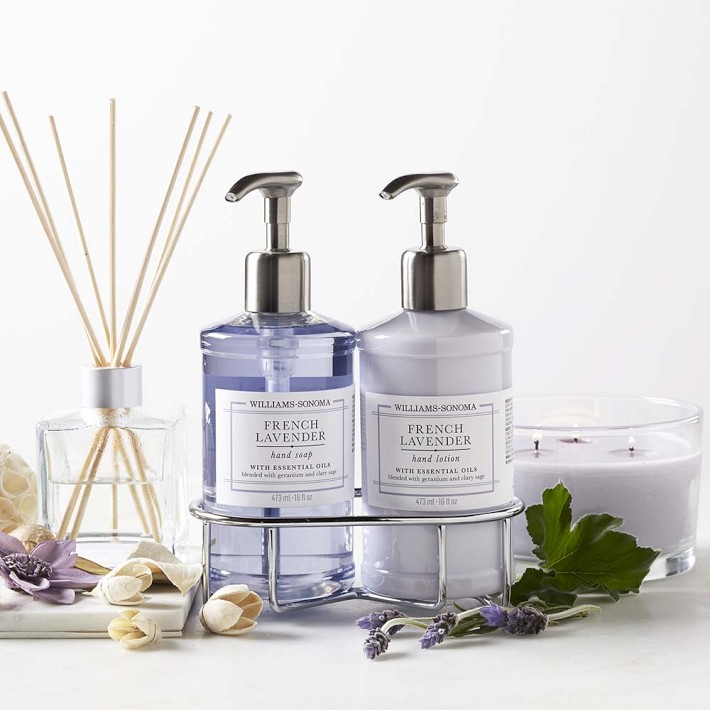 Williams Sonoma ハンドソープ＆ローション＆ステンレスラックセット ウィリアムズソノマ デラックスハンドソープ＆ローションセット