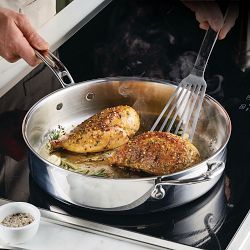 Hestan ProBond Luxe Professional Clad Stainless-Steel Saute Pan