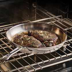 Hestan ProBond Luxe Professional Clad Stainless-Steel Skillets