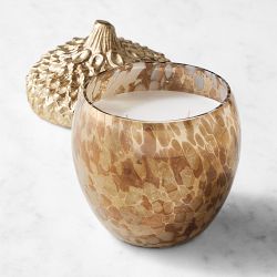 Williams Sonoma Spiced Chestnut Figural Candle