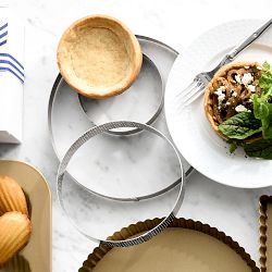 de Buyer Perforated Tart Ring, Set of 3