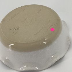 OPEN BOX: Emile Henry Mini Ruffled Pie Dish, White