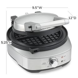 Breville No-Mess Waffle® Classic Round Waffle Maker