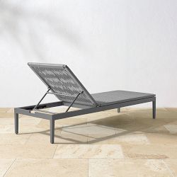 Pasadena Outdoor Metal and Rope Chaise
