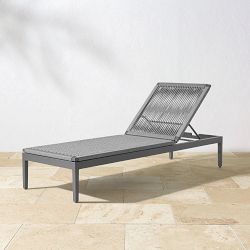 Pasadena Outdoor Metal and Rope Chaise