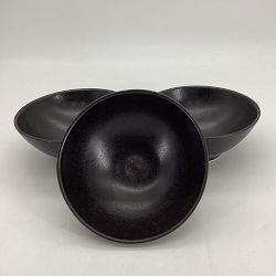 OPEN BOX: Apilco Reglisse Bowls, Set of 4, Black