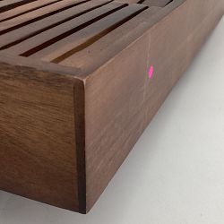 OPEN BOX: Hold Everything In Drawer Knife Holder Ashwood, Large