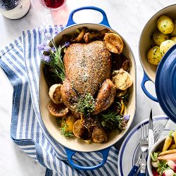 Le Creuset Signature Enameled Cast Iron Covered Oval Casserole, 3 3/4-Qt.