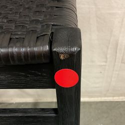 OPEN BOX: Sullivan Woven Dining Counter Stool, Ebony