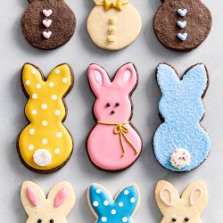 Williams Sonoma Bunny Copper Cookie Cutter with Silicone Edge