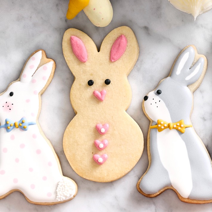 Bunny Copper Cookie Cutter with Silicone Edge | Williams Sonoma