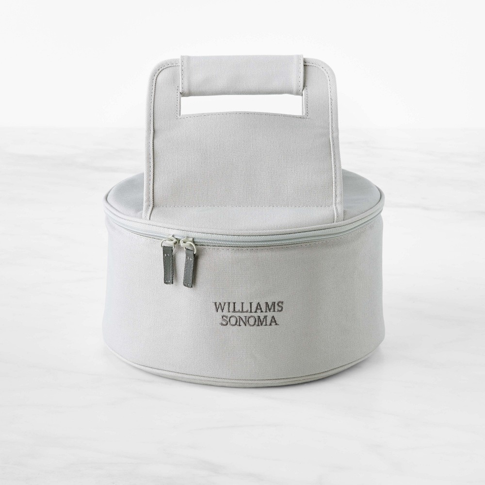 Hold Everything Insulated Round Food Carrier - Solid Grey