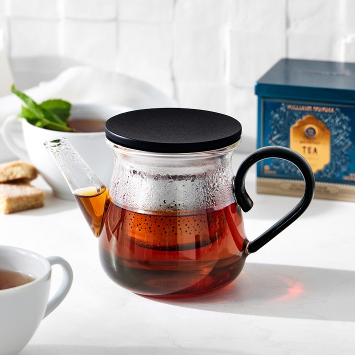 Tea Infuser Pot Glass 18.5oz | Williams Sonoma