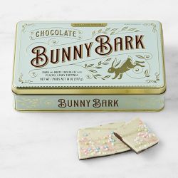 Williams Sonoma Easter Bunny Bark Tin
