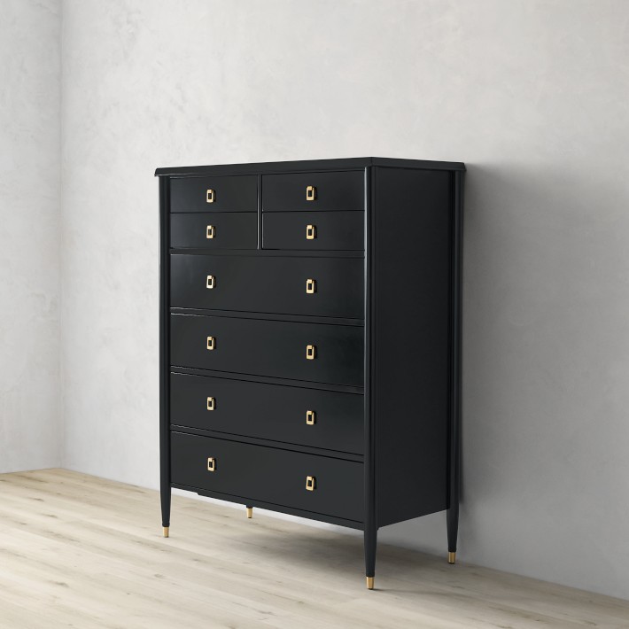 tallboy dresser black Daryl Dresser - White Wash main image 0