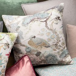 Scalamandré Shenyang Linen Pillow Cover