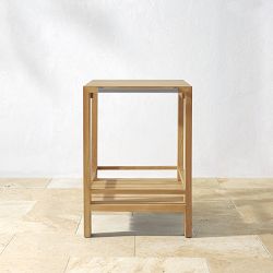 Larnaca Outdoor Teak Bar Cart (39")