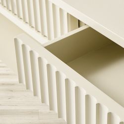 Lewis Coffee Table, Bone (56")