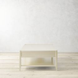 Lewis Coffee Table, Bone (56")