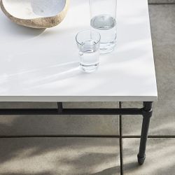 Calistoga Outdoor Fibrestone Rectangular Coffee Table (48")