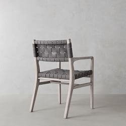 Stratton Dining Armchair, Grey/Silverstone