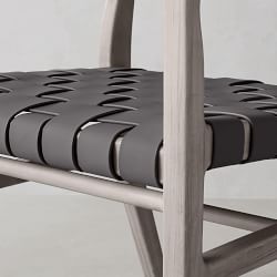 Stratton Dining Armchair, Grey/Silverstone