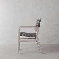 Stratton Dining Armchair, Grey/Silverstone