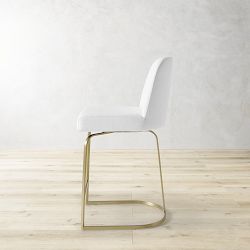 Bradley Upholstered Curved Back Swivel Counter Stool