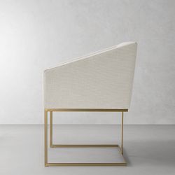 Bradley Upholstered Square Back Dining Armchair