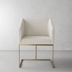 Bradley Upholstered Square Back Dining Armchair
