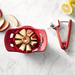 Williams Sonoma Prep Tools Adjustable Apple Slicer &amp; Corer, Red