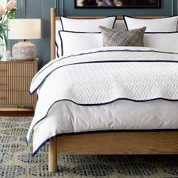 Chambers® Border Sateen Quilt & Shams