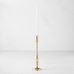 OPEN BOX: Heirloom Brass Tiny Taper Holders, Tall