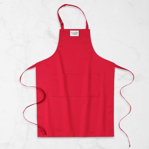 Williams Sonoma Classic Solid Logo Apron, Claret Red