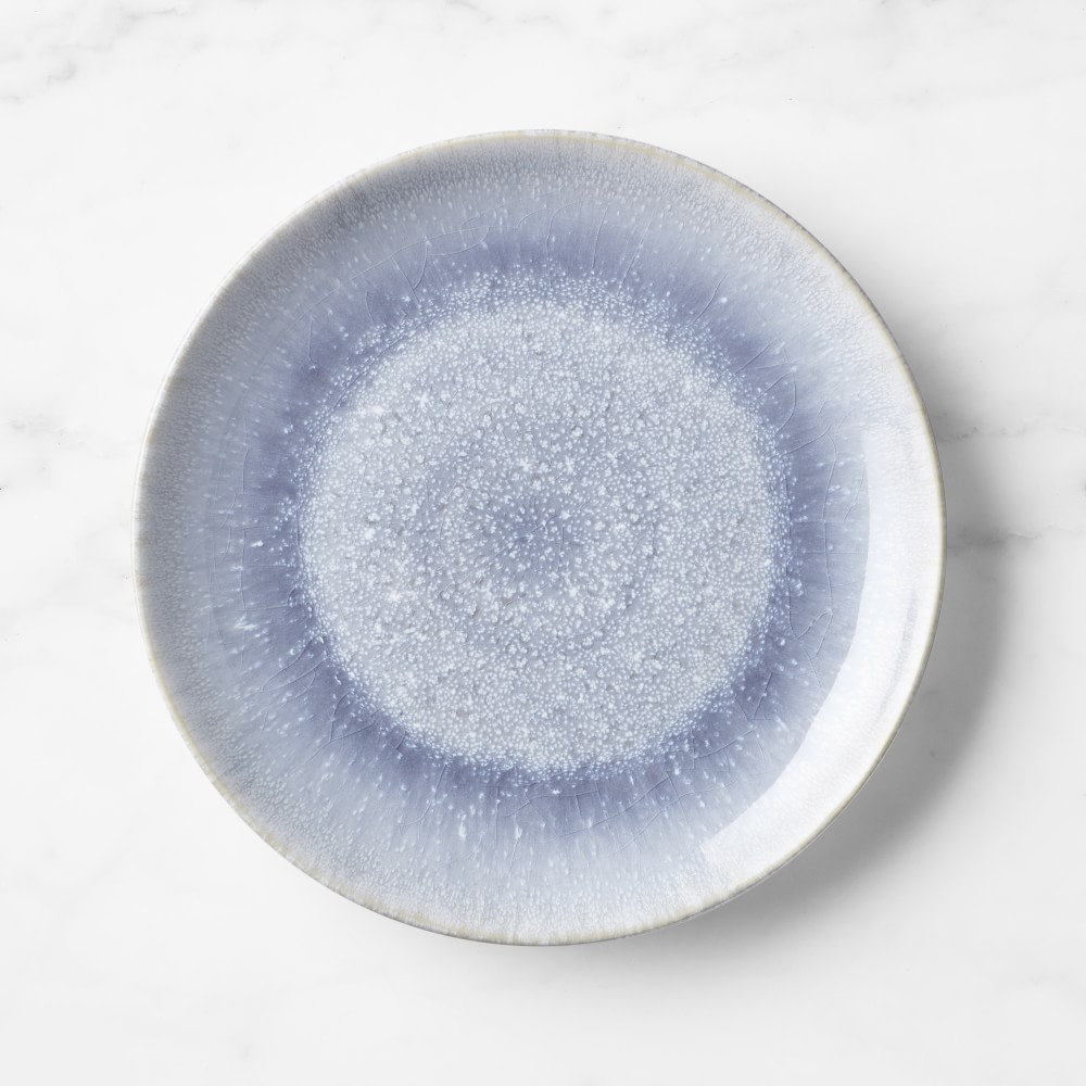 Cyprus Reactive Glaze Salad Plates - Set of 4, Light Blue