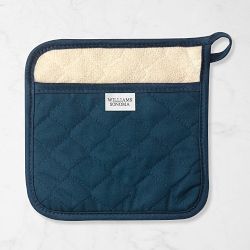 Blue Oven Mitts + Potholders | Williams Sonoma