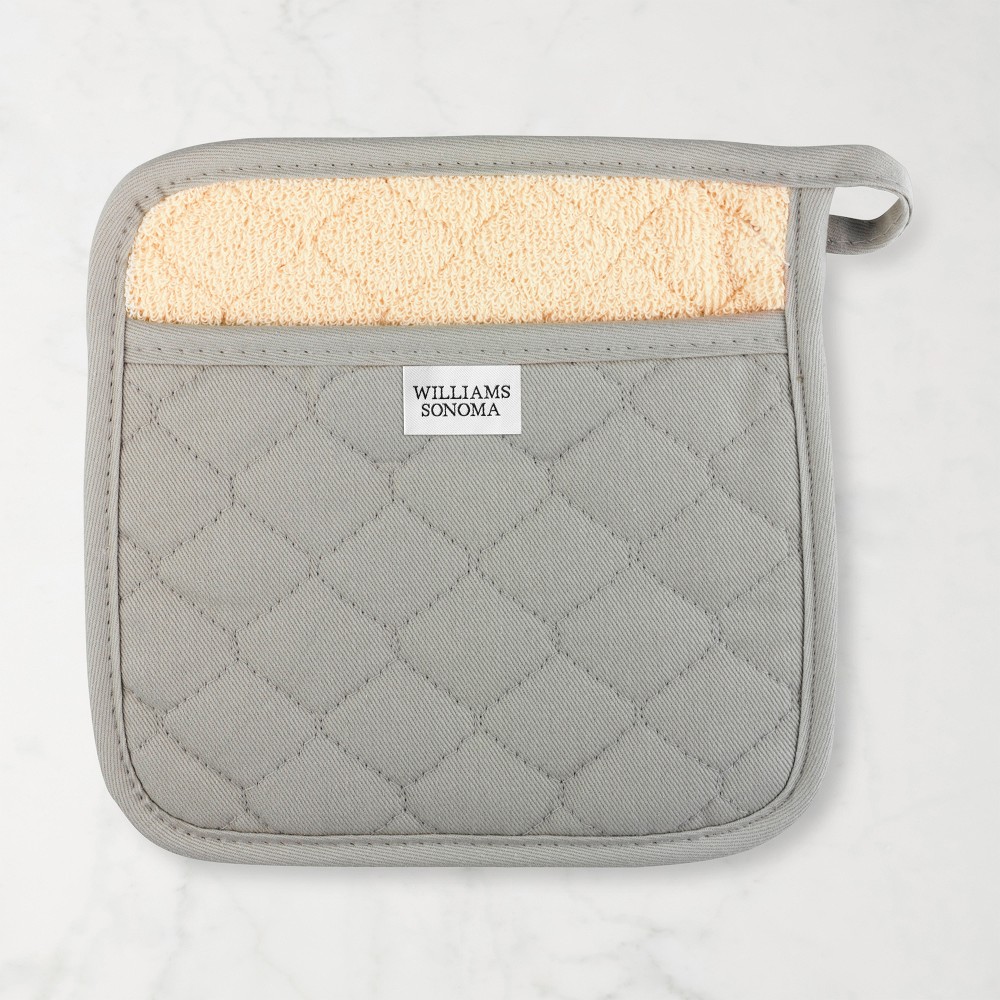 Williams Sonoma Potholder - Drizzle Grey