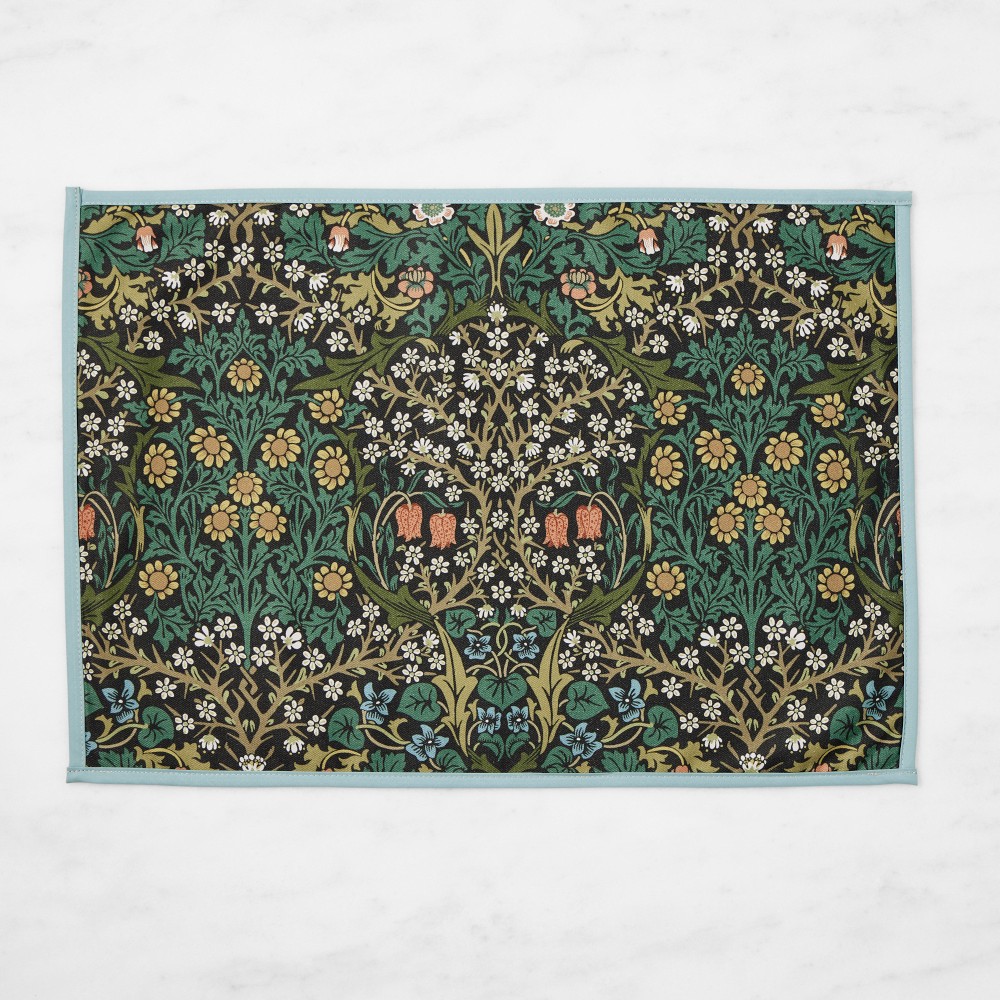 Morris & Co. x Williams Sonoma Blackthorn Placemat - 14"x20", Blackthorn