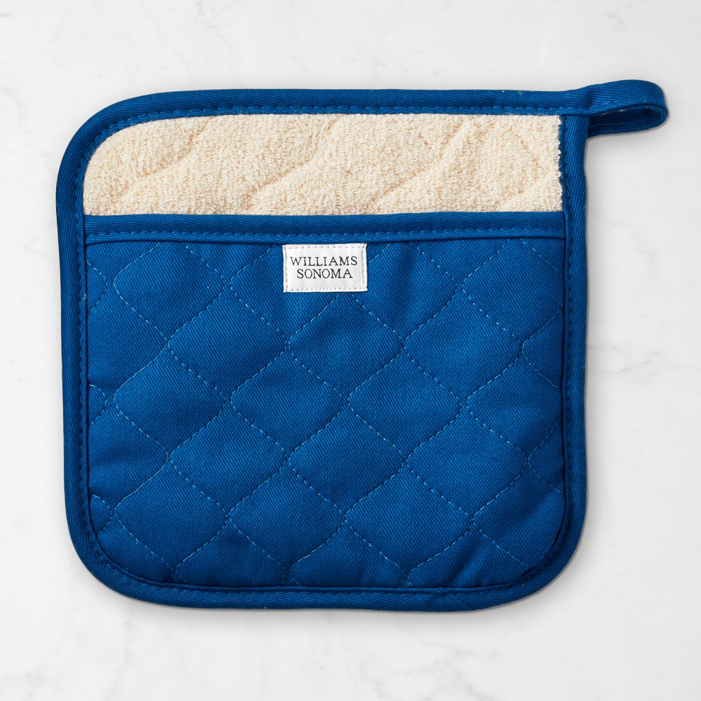 Williams Sonoma Potholder - Bright Blue