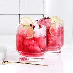 Modern Optic Double Old-Fashioned Glasses, Set of 4