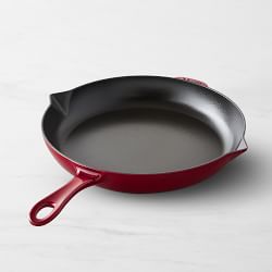 Staub Enameled Cast Iron Fry Pan, 12", Cranberry
